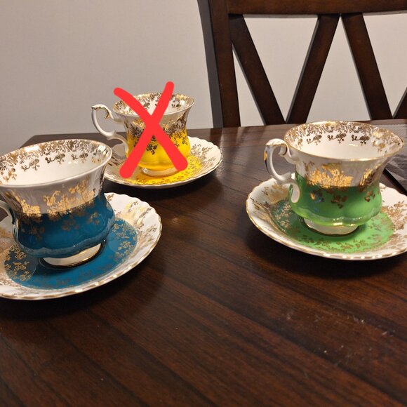 Royal Albert regal demi tasse teacups - Picture 3 of 3